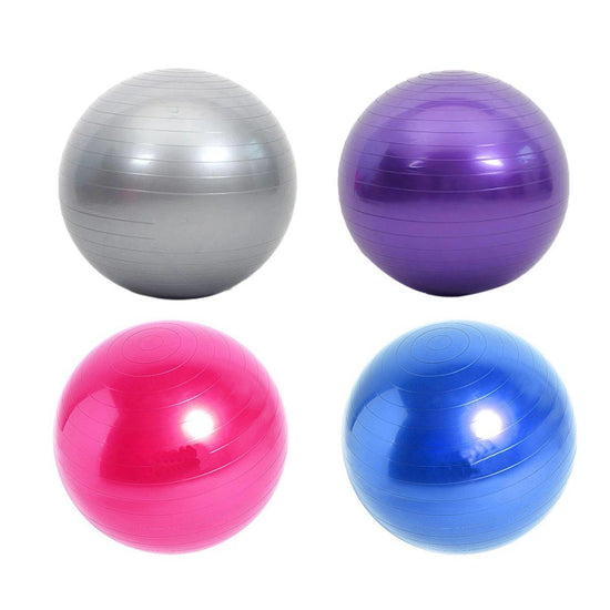 Explosion-Proof Thickened Inflatable Yoga Ball Massage Fitness Stability Ball - Purple - 65cm