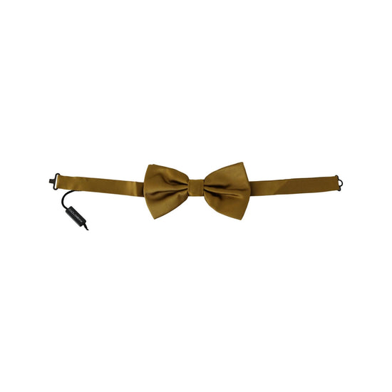 Exclusive Dolce & Gabbana Silk Bow Tie One Size Men