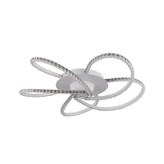 Irie Dimmable 5 Lights LED Ceiling Light - White