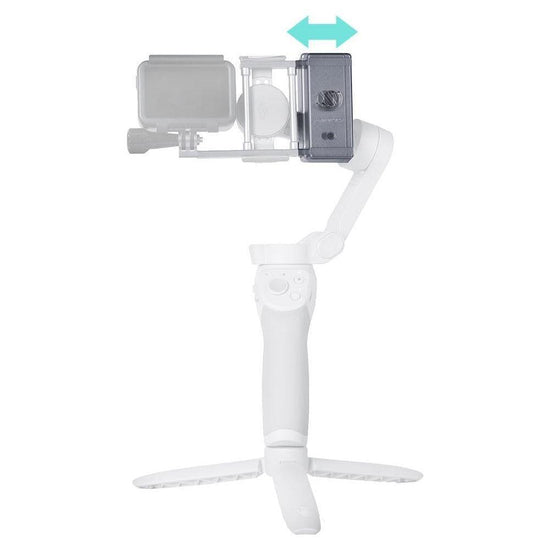 Aluminum Mount Plate Adapter For Dji Action / Gopro Hero9 / 8 Mobile 3 / Om4 Gimbal