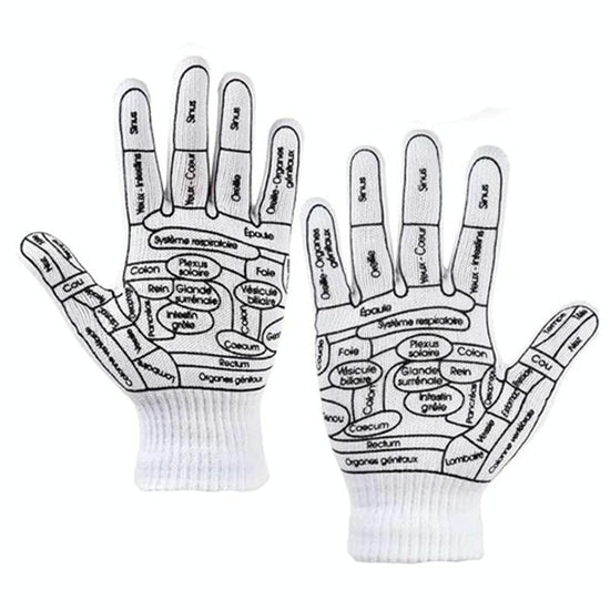 Acupressure Hand Massage Gloves For Reflexology & Physical Therapy Size: Average