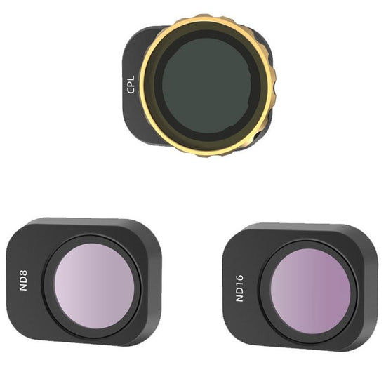 3-in-1 Mini Pro Camera Filters Cpl Nd8 and Nd16