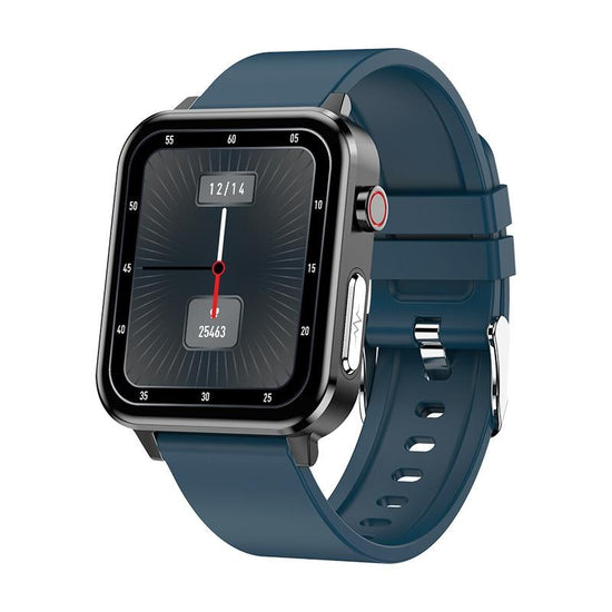1.7 Inch Smart Bluetooth Watch With Heart Rate Monitor Blue