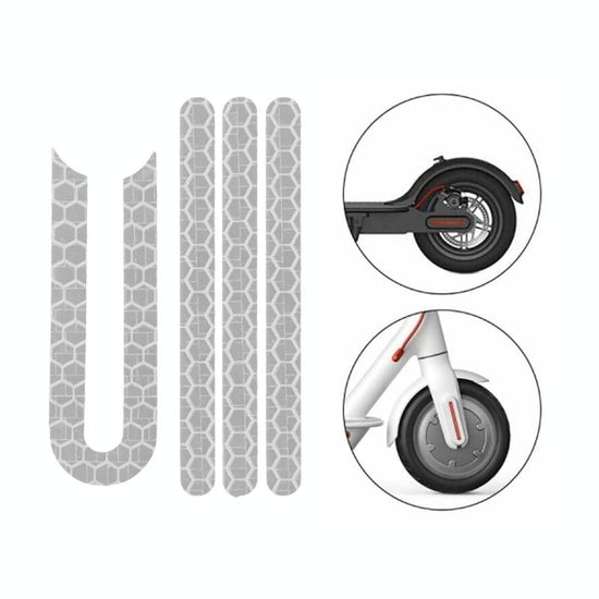 Reflective Sticker for Xiaomi Mijia M365 Pro Scooter - White