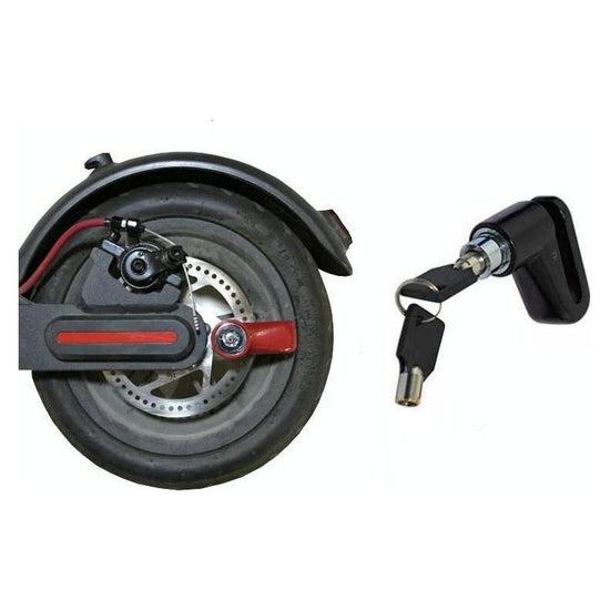 2-Pack Electric Scooter Disc Brake Lock For Xiaomi Mijia M365 - Reinforced Anti-Theft Accessory