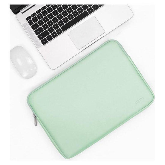 15 / 15.6 Inch Mint Green Pu Leather Laptop Bag