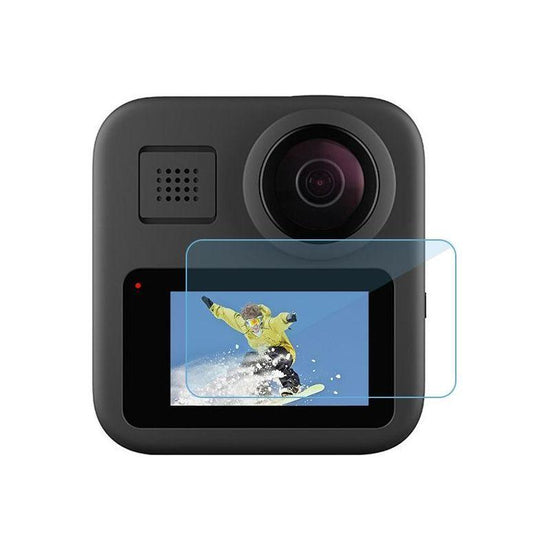 2-Pack Tempered Glass Screen Protectors For Gopro Max Lcd Display
