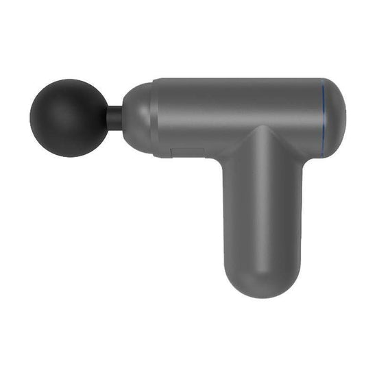 Compact Vibrating Fascia Massage Gun - Gray