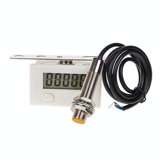 Industrial Magnetic Sensor Switch Punch Counter - Digital Display