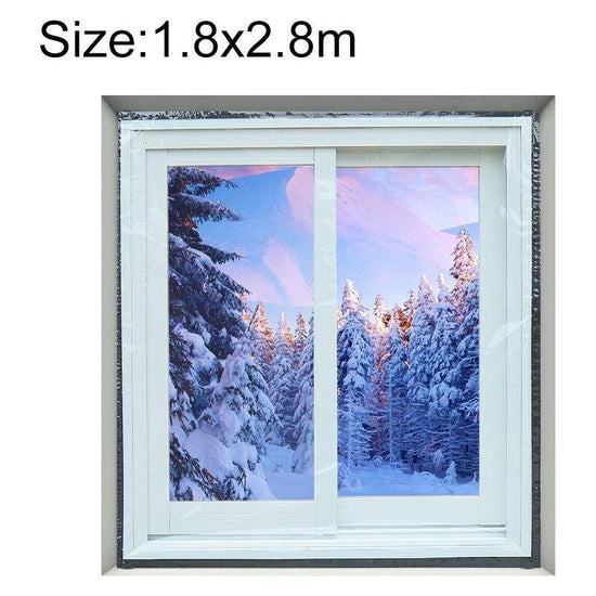 Double-Layer Insulation Film For Indoor Windows - Windproof Warm Soundproof - 1.8X2.8M