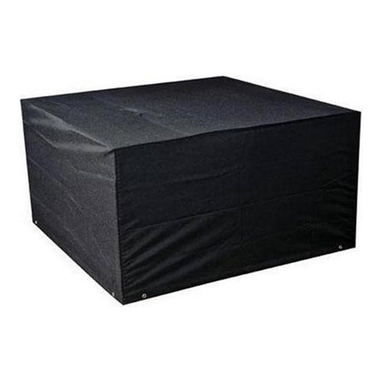 Waterproof 210D Oxford Cloth Cover For Outdoor Furniture Set - Protects From Uv Dust And Rain - 213 X 132 X 74Cm - Black