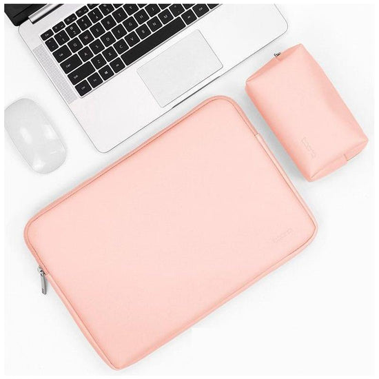 16 / 17 Inch Power & Pink Pu Leather Laptop Bag