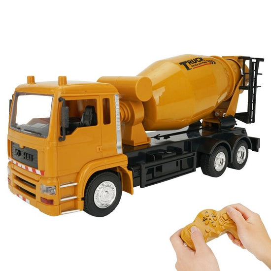 10-ch Remote Control Mixer Truck - 2.4g Simulated Engineering Vehicle