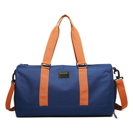 Blue Waterproof Gym Bag With Wet / Dry Separation - 9921 Gray