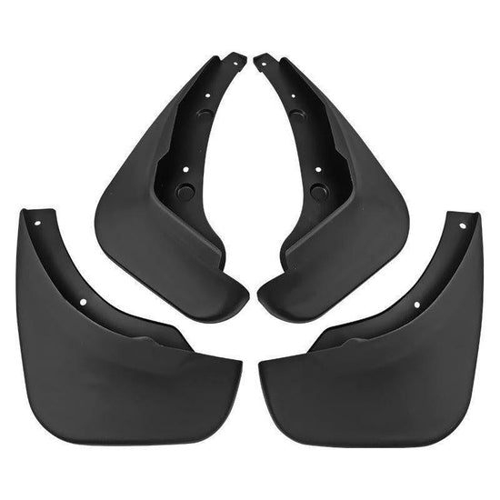 For Mazda 2 Hatchback 2007-2012 4Pcs / Set Car Auto Soft Plastic Splash Flaps Fender Guard