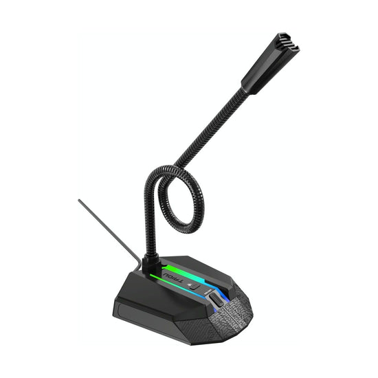 Flexible Usb Microphone With Rgb Lighting For Voice Chat And Video Conferencing