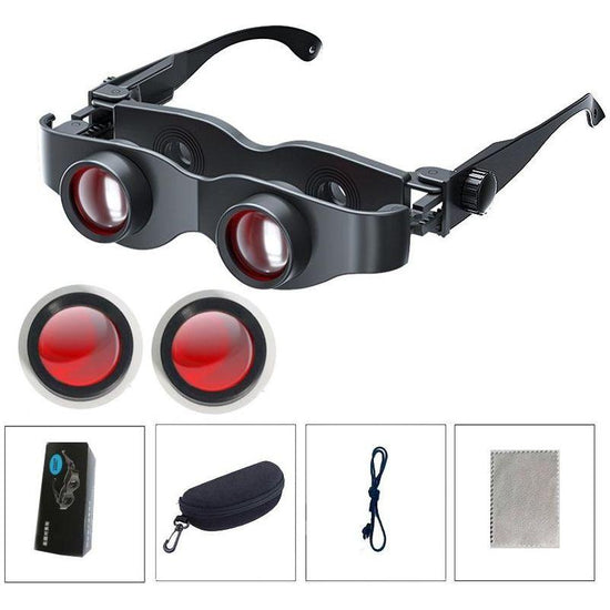 Adjustable Focus Fishing Binoculars With Red Polarised Lens