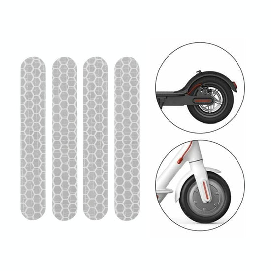 Reflective Stickers for Ninebot Max G30 Scooter - White