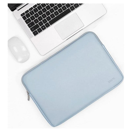 Sky Blue Laptop Bag - 13 / 13.3 / 14 Inch - Pu Leather