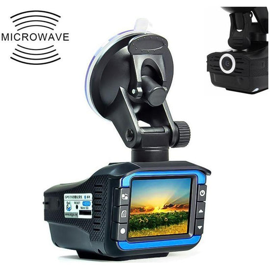 2.4 Video Camera Dvr & Radar Detector - Hd 720P