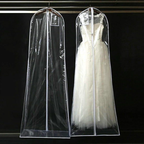 Wedding Dress Storage Bag - Transparent Coat Protective Dust Cover