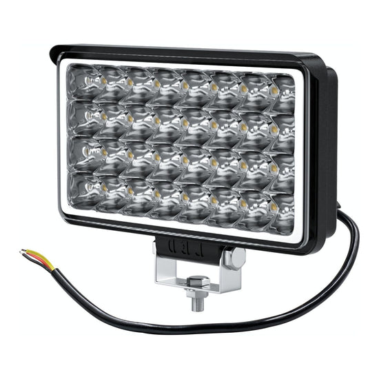 Cs - 1242A1 Car 4 Inch Square 32Leds Highlight Work Light Modified Front Bumper Lamp Spotlight
