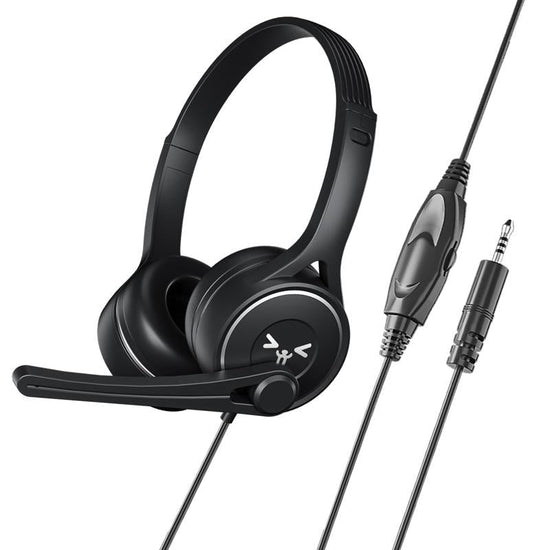 3.5Mm Online Class Headset Black