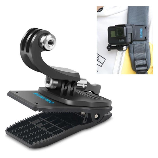 360 Degree J-Type Backpack Mount For Gopro Dji And Action Cameras