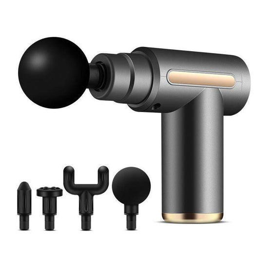 Electric Shock Muscle Massage Gun - Mini Grey Pocket