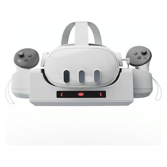 Gray Wall Mount For Meta Quest 3 Vr Helmet Charging