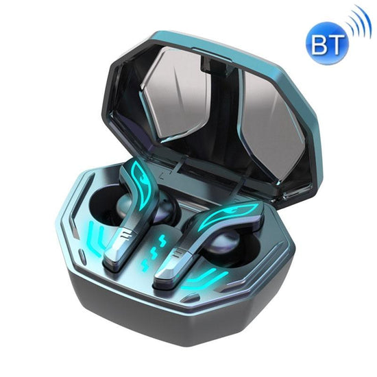 Wireless Bluetooth 5.2 Earphones with Low Delay and Hi-fi Sound Black with Breathing Light
