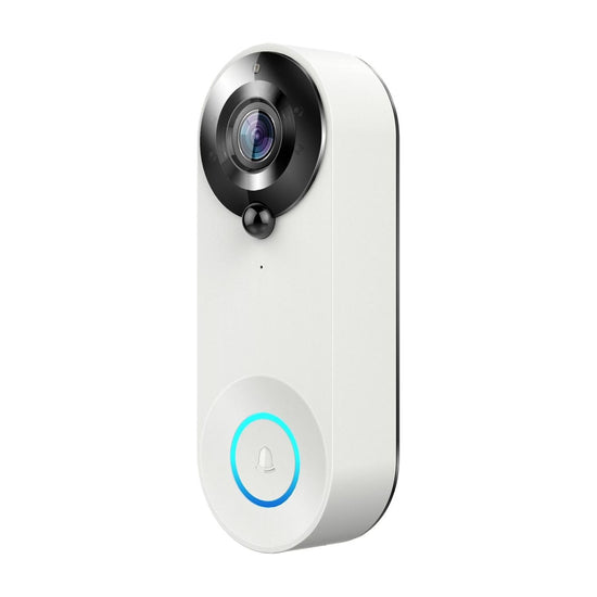 1080P Smart Doorbell With 150 Degree Wide Angle - Black