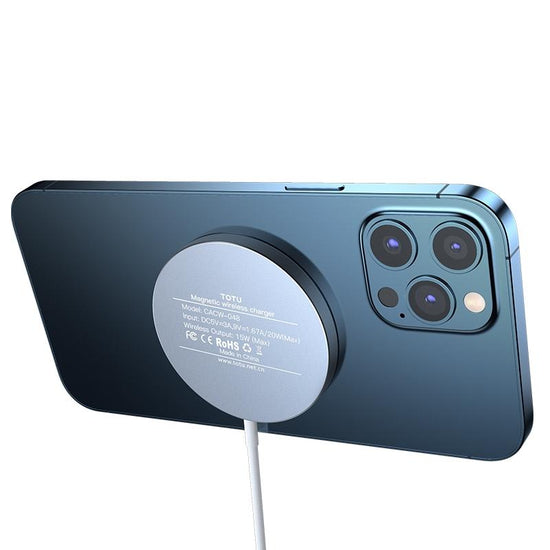 15W Magnetic Wireless Charger White