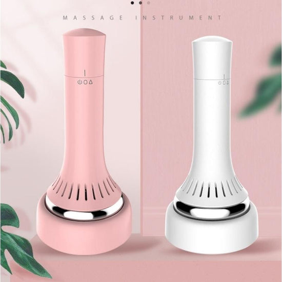 Smokeless Moxibustion Open Flame Massage Equipment - Cherry Pink