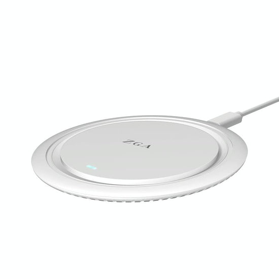 15W Desktop Wireless Charging Pad - Black