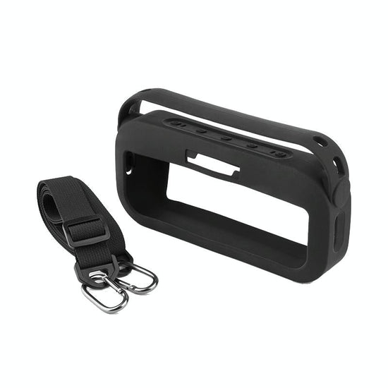 Silicone Protective Case for Bose Soundlink Flex Speaker with Shoulder Strap - Black