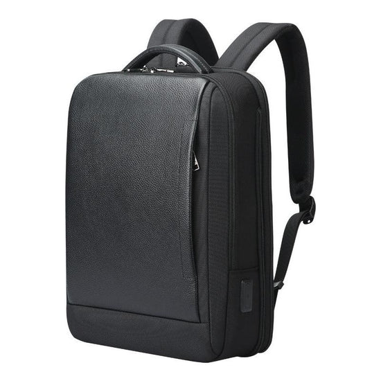 Large Capacity Cowhide Laptop Backpack With Usb & Type-C Port