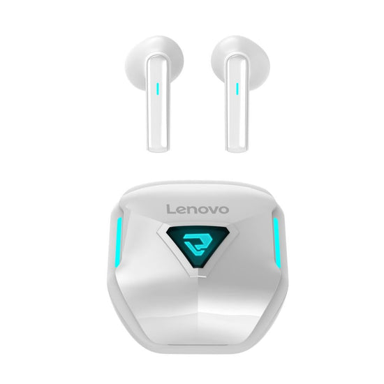 Wireless Bluetooth Earphones for Sports and Gaming - White