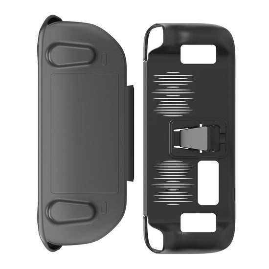 Steam Deck Protective Case & Cover Set with Bracket - Black