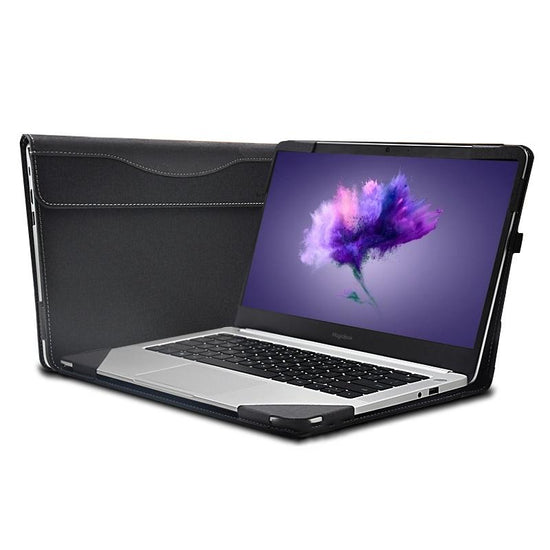 Protective Leather Case for Huawei Honor Magicbook - Slim Design - Dark Gray