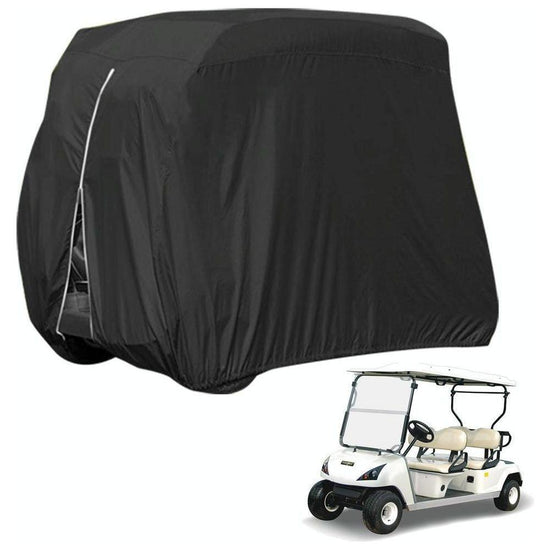 Waterproof Golf Cart Cover - 275 X 122 X 168 Cm - Black