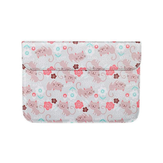 13.3 Inch Cat Laptop Sleeve Bag In Pu & Nylon - Lb9953A