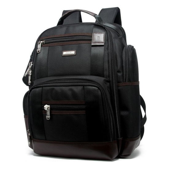 Large Capacity Multi-Layer Laptop Backpack With Breathable Design - 15.6 Inch Black - 35X20X43Cm
