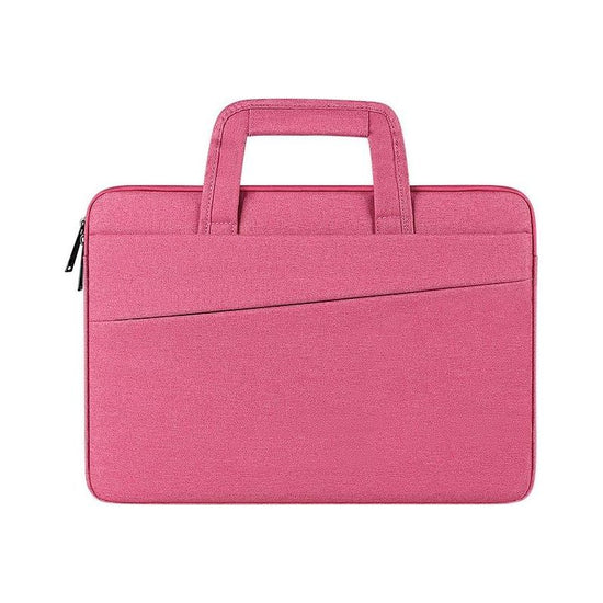 11.6-12.5 Inch Multi-Compartment Laptop Sleeve With Waterproof Storage - Pink