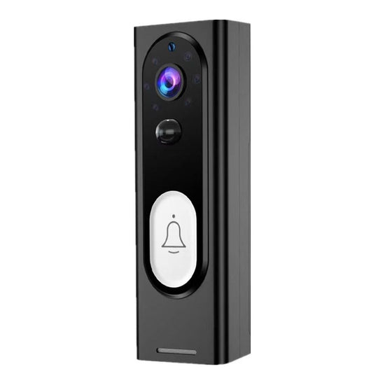 Smart Wireless Video Doorbell With Night Vision & Motion Detection - White