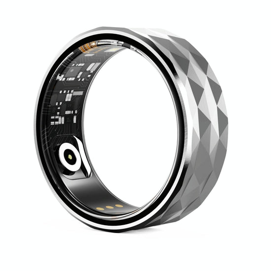 Smart Ring For Health Monitoring & Exercise - Size 22 - Gold