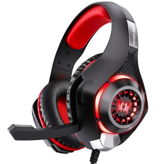 Omni Mic Gaming Headset 1.9M Length - Black Red