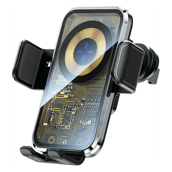 15W Fast Car Vent Wireless Charger With Intelligent Induction