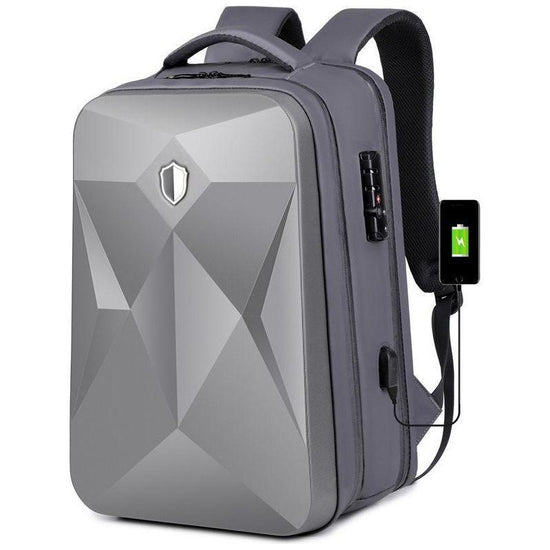 Waterproof Laptop Backpack With Usb Port - 17 Inch Capacity Password Lock