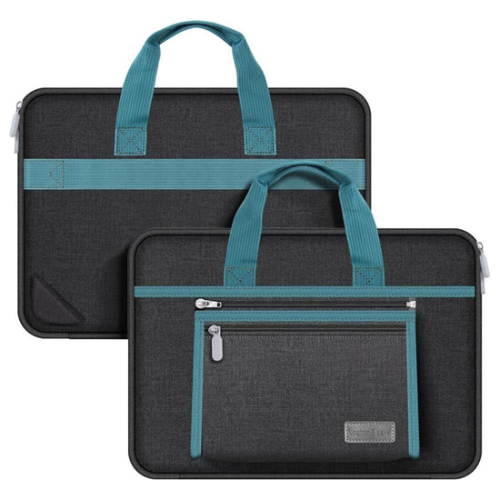Portable Oxford Laptop Bag - Durable Fabric - Grey